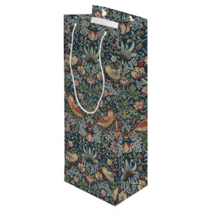 Sac Cadeau Pour Bouteille Vintage William Morris Strawberry Thief
