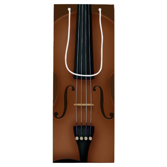 Sac Cadeau Pour Bouteille Viola violon Détails Musique classique (Devant)