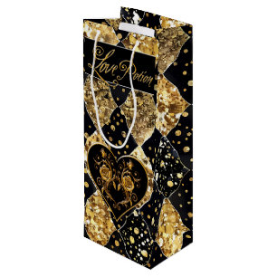 Sac Cadeau Pour Bouteille Whimsical et élégant Goth Love Potion