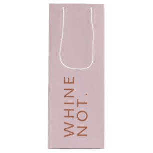 Sac Cadeau Pour Bouteille Whine Pas Amusant Chevaucher Rose