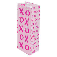 "XOXO" Pink Stroke Valentine's Day Vins Cadeaux Sa