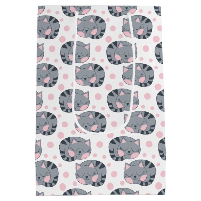 Sac cadeau pour chat couché (Dos)