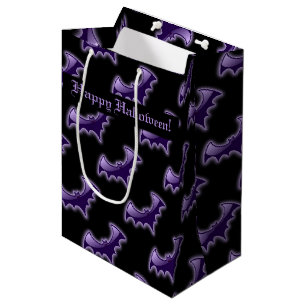 Sac cadeau pour chauves-souris de nuit noire et vi