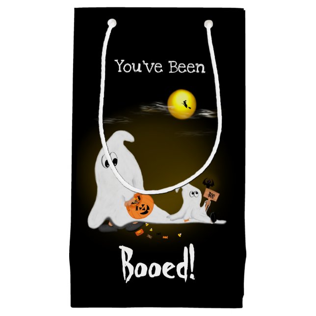 Sac cadeau pour enfants Ghost Halloween Boo (Devant)