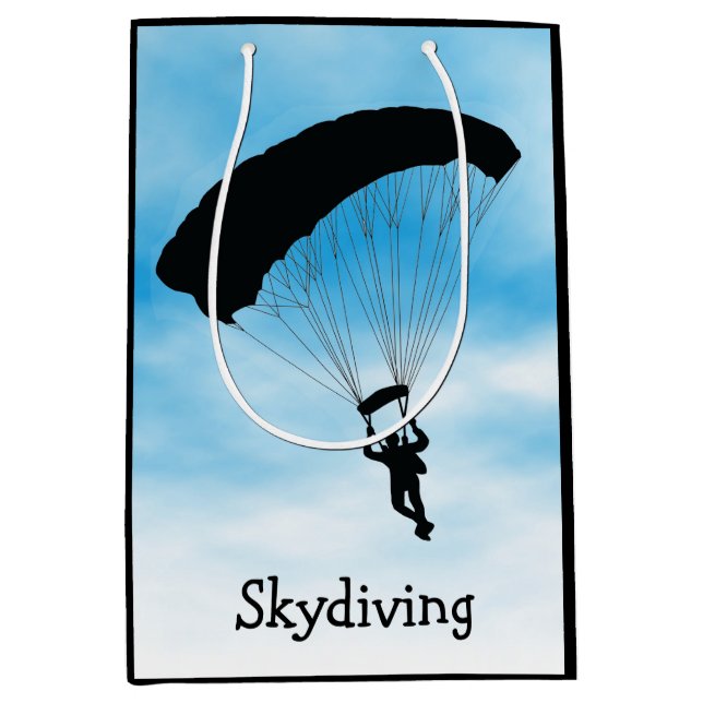 Sac cadeau pour la conception de parachutisme (Devant)