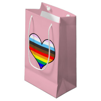 Sac cadeau Rainbow Heart