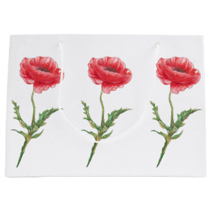 Sac cadeau Red Poppy