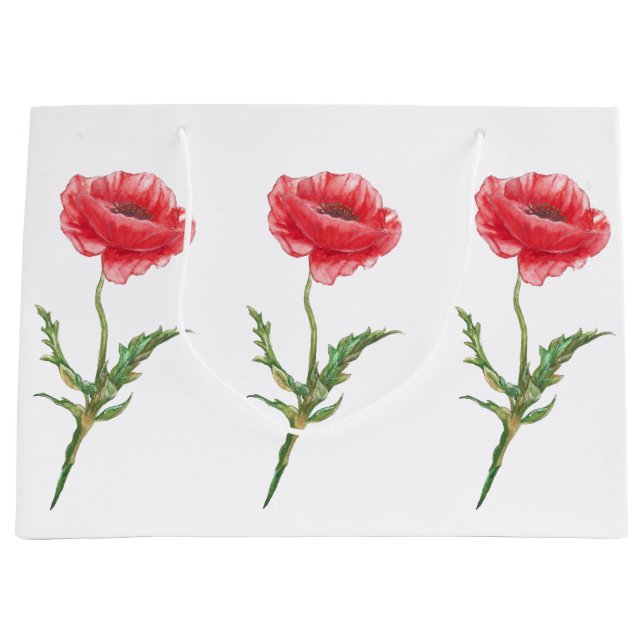 Sac cadeau Red Poppy (Devant)