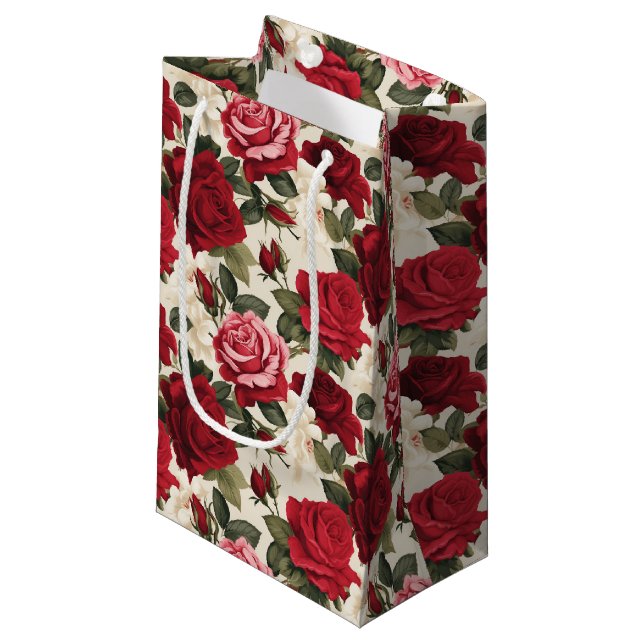 Sac cadeau Red Roses (Devant Angle)