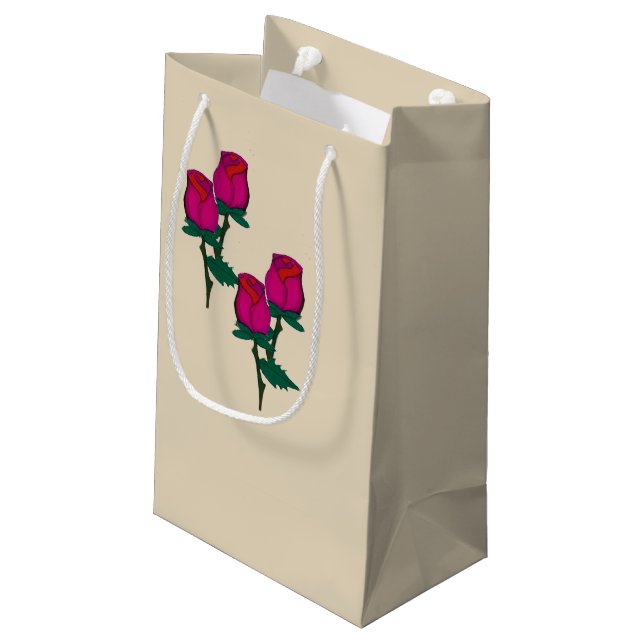 Sac cadeau Red Roses (Dos Angle)