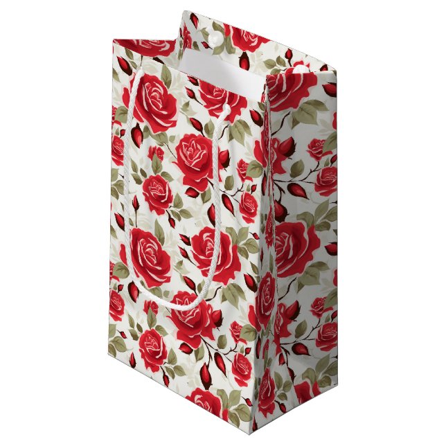 Sac cadeau Red Roses (Devant Angle)