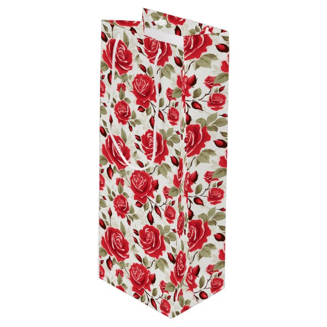 Sac cadeau Red Roses (Devant Angle)
