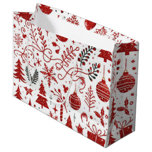 Sac cadeau Red White Holiday