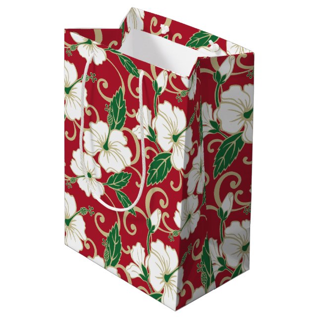 Sac cadeau ROME POLYNÉSIEN (NOËL) (Dos Angle)