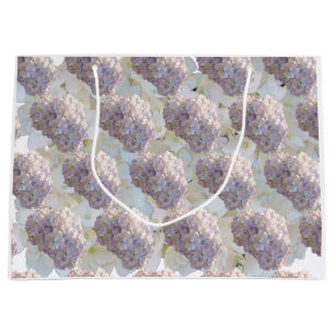 Sac cadeau Soft Rose and White Hydrangeas