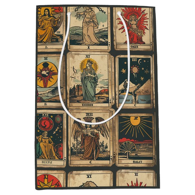 Sac cadeau Tarot vintage (Devant)