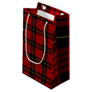 Sac cadeau Tartan Rouge