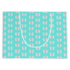 Thème bleu sarcelle aqua Glam avec ruban blanc