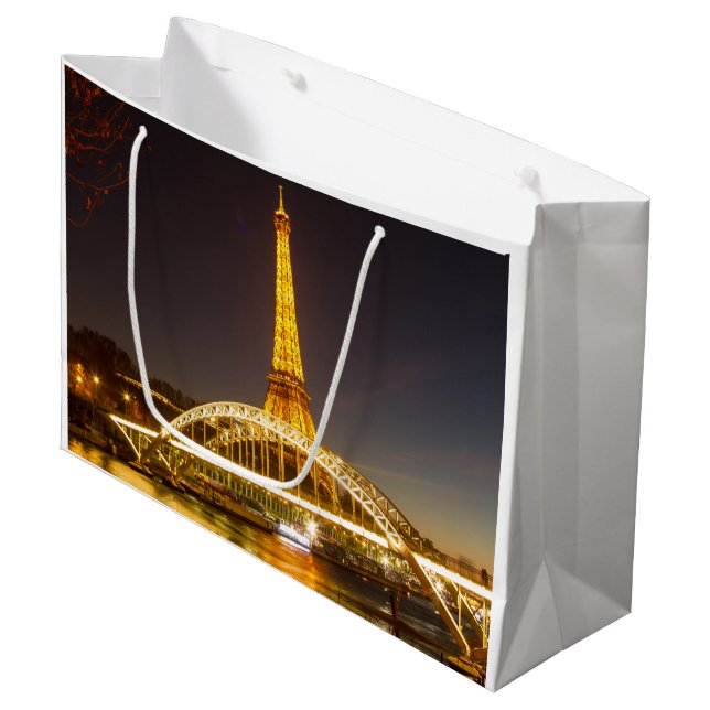 Sac cadeau Tour Eiffel Paris (Devant Angle)