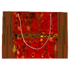 Sac cadeau "Tribal Glow" (Grand)