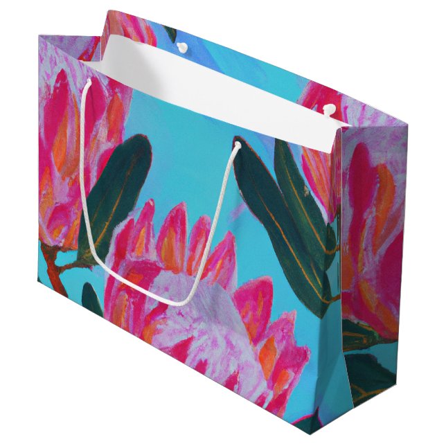 Sac cadeau tropical (Devant Angle)