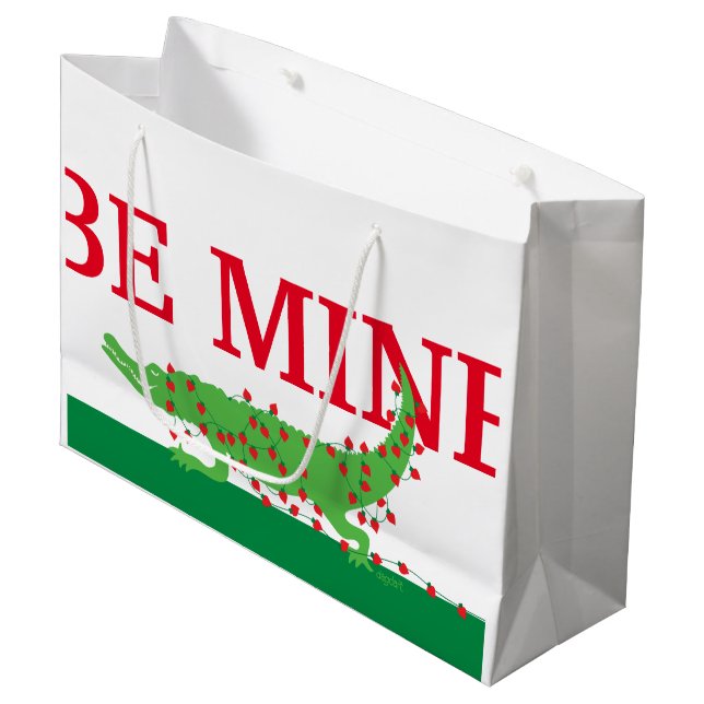Sac cadeau Valentine (Devant Angle)