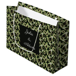 Sac Cadeau Vert Teinte Avocat
