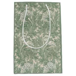 Sac cadeau William Morris pour tulipes vertes