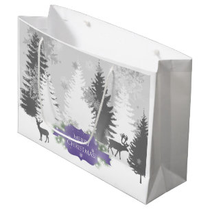 Sac cadeau Winter Wonderland - Purple