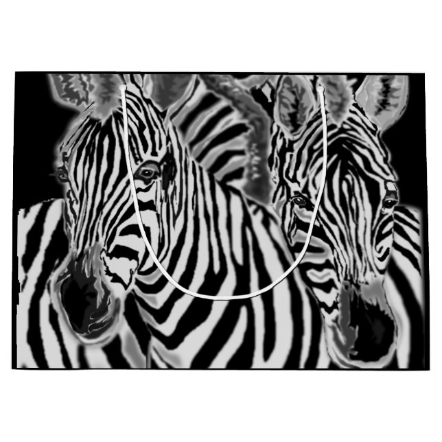 Sac cadeau Zebra (Devant)