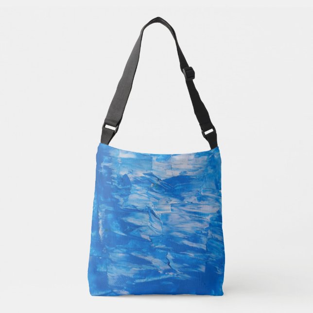 Sac carrossable Abstrait bleu (Devant)