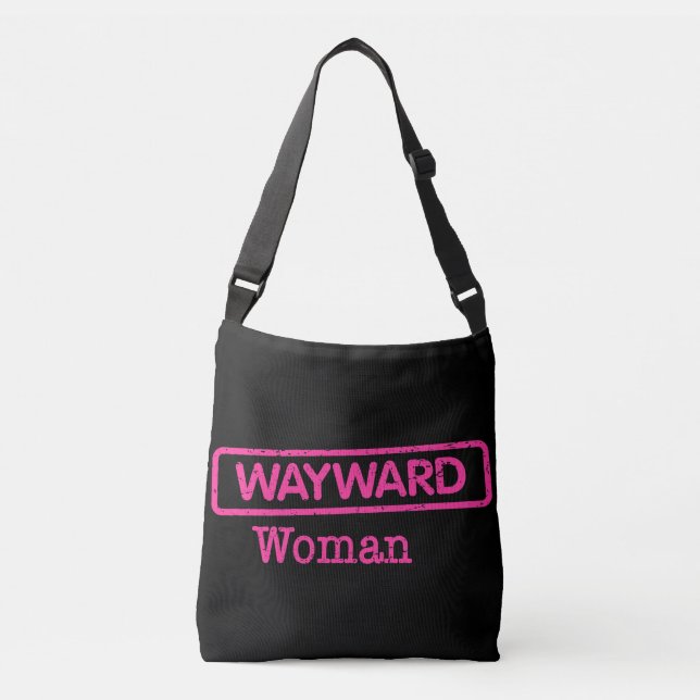 Sac carrossable avec logo rose (Devant)