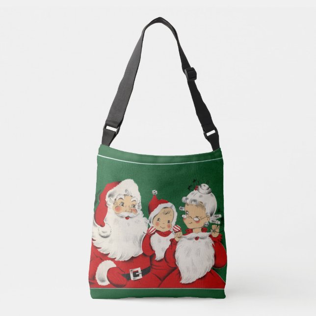 Sac carrossable de Noël de la famille Père Noël vi (Devant)