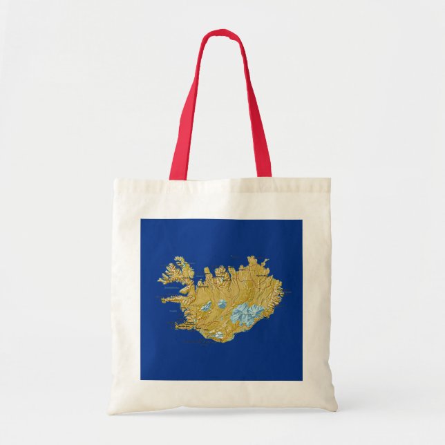 Sac Carte Islande (Devant)