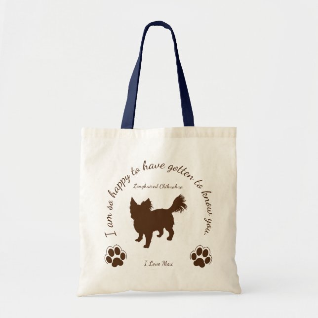 Sac Chihuahua Longhaïa pour vous et votre chien (Devant)