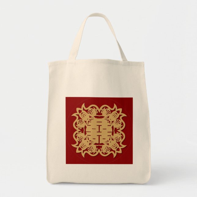 Sac chinois de bonheur de double de mariage (Devant)