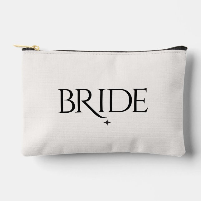 Sac Clutch Cosmétique pour bébé ivoire moderne (Recto)
