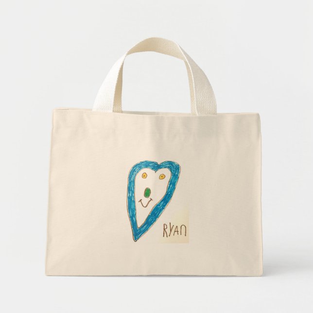 Sac Coeur bleu (Devant)