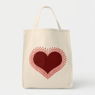 Sac Coeur métallique, Rouge