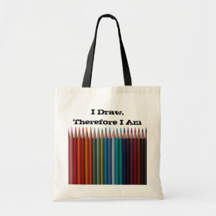 Sac coloré de dessin au crayon