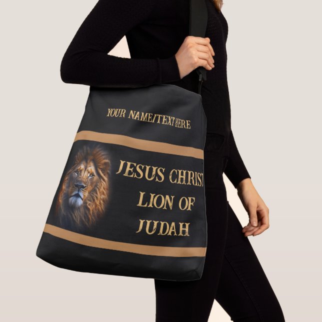 Sac Corps Personnalisé Jésus Christ Lion De Juda (De près)