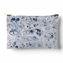 Sac cosmétique de maquillage bleu léopard motif gu