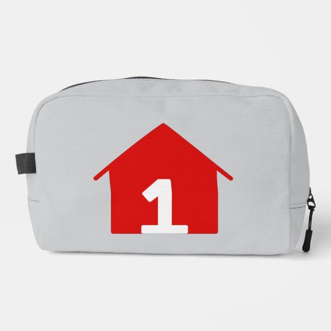 Sac cosmétique du logo rouge FCF (Recto)