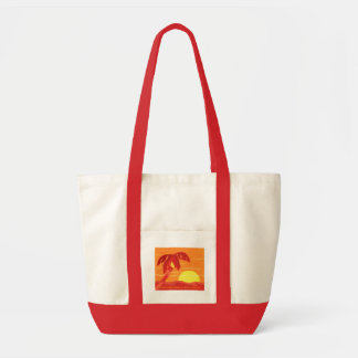 Sac Couché de soleil tropical orange