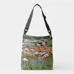 Sac croisé Flamants roses roses