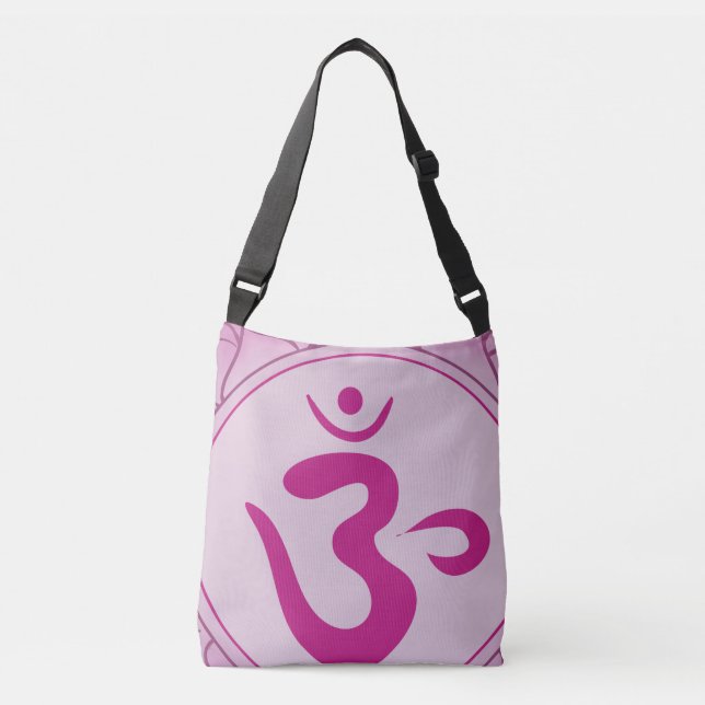 Sac croisé tout-sur-impression personnalisé Chakra (Devant)