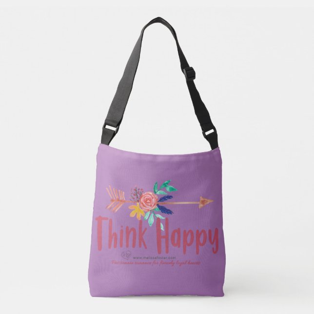 Sac crossover lilas heureux (Devant)