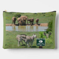 Sac d'accessoires de zèbres et de lions sud-africa