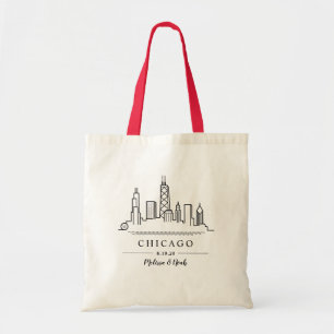 Sac d'accueil de mariage de Chicago