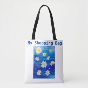 Sac d'achat réutilisable conçu pour la peinture
